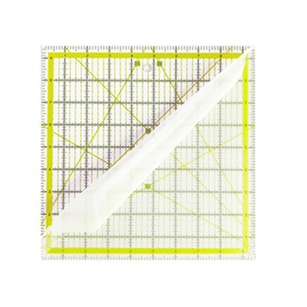 Zeiwohndc Clear Acrylic Quilting Ruler Patchwork Templates Measuring Tool for Sewing