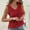 Red, variant on Women's Summer V Neck Crochet Tank Top Trendy Sleeveless Shirt Lightweight Comfortable Casual Blouse Tunic Vest