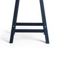 thumbnail image 6 of WestinTrends Malibu HDPE Outdoor Patio 24" Counter Stool Saddle Seat, Navy Blue, 6 of 11