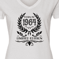 thumbnail image 4 of Inktastic Born in 1964 Limited Edition Women's V-Neck T-Shirt, 4 of 5