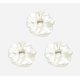 thumbnail image 3 of Paquete de 4 coleteros de seda morera 100 % pura, color blanco, 3 of 5