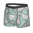 thumbnail image 2 of Wukai Hand Drawn Chickens Print Men’s Underwear Breathable Boxer Briefs,&nbsp;Moisture Wicking & Breathable-XX-Large, 2 of 7