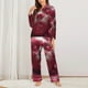 thumbnail image 2 of Fotbe Surreal Pink Headphones Conjunto de Pijama de Manga Larga para Mujer con Estampado, Ropa de Dormir de 2 Piezas, Conjunto de Casa Suave y Cómodo con Bolsillos-Small, 2 of 7