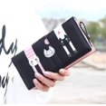 thumbnail image 2 of Ladies Wallet Fashion Cartoon Cat Zipper Large Capacity Wallet, 2 of 2