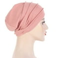 thumbnail image 4 of iHPH7 Chemo Headwear for Women Head Scarf for Women Head Scarves for Women with Cancer Head Turbans for Women Head Wraps for Black Women, Pink One Size, 4 of 5