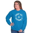 thumbnail image 5 of Shut Up and Shimmy Dancer Dancing Women Crewneck Sweatshirt Brisco Brands X, 5 of 6