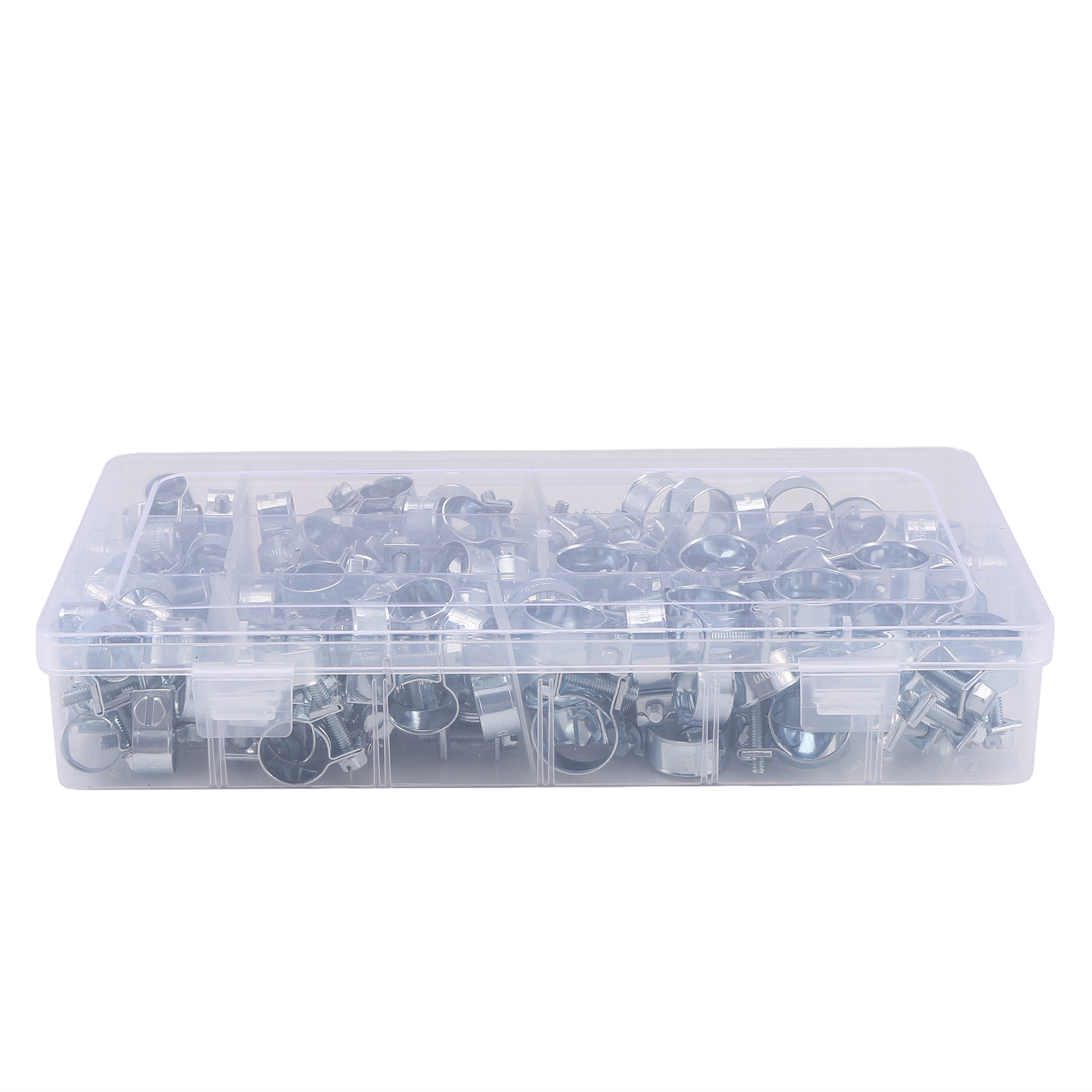 135Pcs Hose Clamp Double Ears Clamp 8-18mm Worm Drive