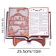 thumbnail image 2 of Engraved Wood 11 Inch Stand Book Bible Statue Display With Light Birth Scene Figurine Easter Christmas Wooden Decorations For Home Table, 2 of 7