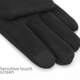 thumbnail image 3 of Guantes de lana para hombre, otoño e invierno, terciopelo, cálidos, para exteriores, ciclismo, vehículos eléctricos, deportes, conducción, guantes de lana a prueba de frío, 3 of 5