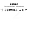 thumbnail image 2 of Transit Auto Front Rear Ceramic Pads and Coated Drilled Slotted Disc Brake Rotors Kit for Car 2017-2019 Kia Soul EV KDA-101588, 2 of 11