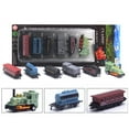 thumbnail image 2 of DEBGFS 6 Pcs Modèle Réduit de Locomotive à Vapeur en Métal Jouet Éducatif, 2 of 6