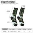 thumbnail image 3 of Women Crew Graphic Print Tube Socks Army Camouflage Pattern Design Ladies Socks, 3 of 7