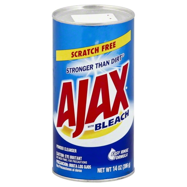 Ajax Powder Cleanser with Bleach, Household Powder Cleanser, 14 oz