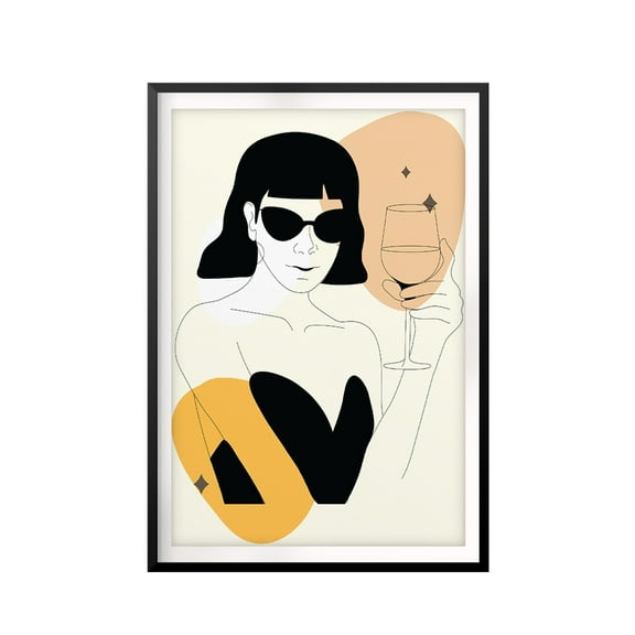 Silhouette Refined 5 x 7 UNFRAMED Print Silhouette Wall Art