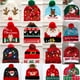 thumbnail image 2 of Gorro de Navidad LED nuevo 2024, gorro de punto con luz LED intermitente creativo, gorro de punto de color cálido para invierno, regalo de Navidad, 2 of 5