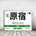 thumbnail image 5 of Cartel de la estación de tren JR Yamanote de Tokio, mapa del metro de Seúl, carteles e impresiones, pintura en lienzo, arte de pared, imagen para la decoración del hogar de la habitación, 5 of 5