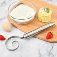 thumbnail image 3 of Stainless Steel Mixing Stick, Thickened Dough Kneader and Batter Tool Featuring Manual Operation for Efficient Flour Mixing and Dough Preparation, Ideal for Home Kitchen Baking and Cooking Blahzhy, 3 of 7