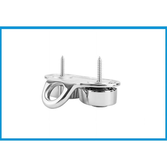 Boat High Quality Stainless Steel Pulley Rope Clamp w Leading Ring Cam