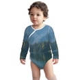 thumbnail image 2 of Xecao Majestic Deer Mountain Lake Print Baby unisex-baby Cotton Long-sleeve Bodysuits-18 Months, 2 of 6