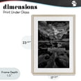 thumbnail image 4 of Stupell Industries Farmhouse Morning in Yosemite Valley Birch Framed Print Under Glass, 17 x 23, by Jon Evan, 4 of 8