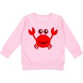 thumbnail image 2 of Inktastic Cute Red Crab Toddler Sweatshirt, 2 of 4