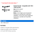 thumbnail image 2 of Control Arm Kit - Compatible with 1984 - 1988 Ford EXP 1985 1986 1987, 2 of 2