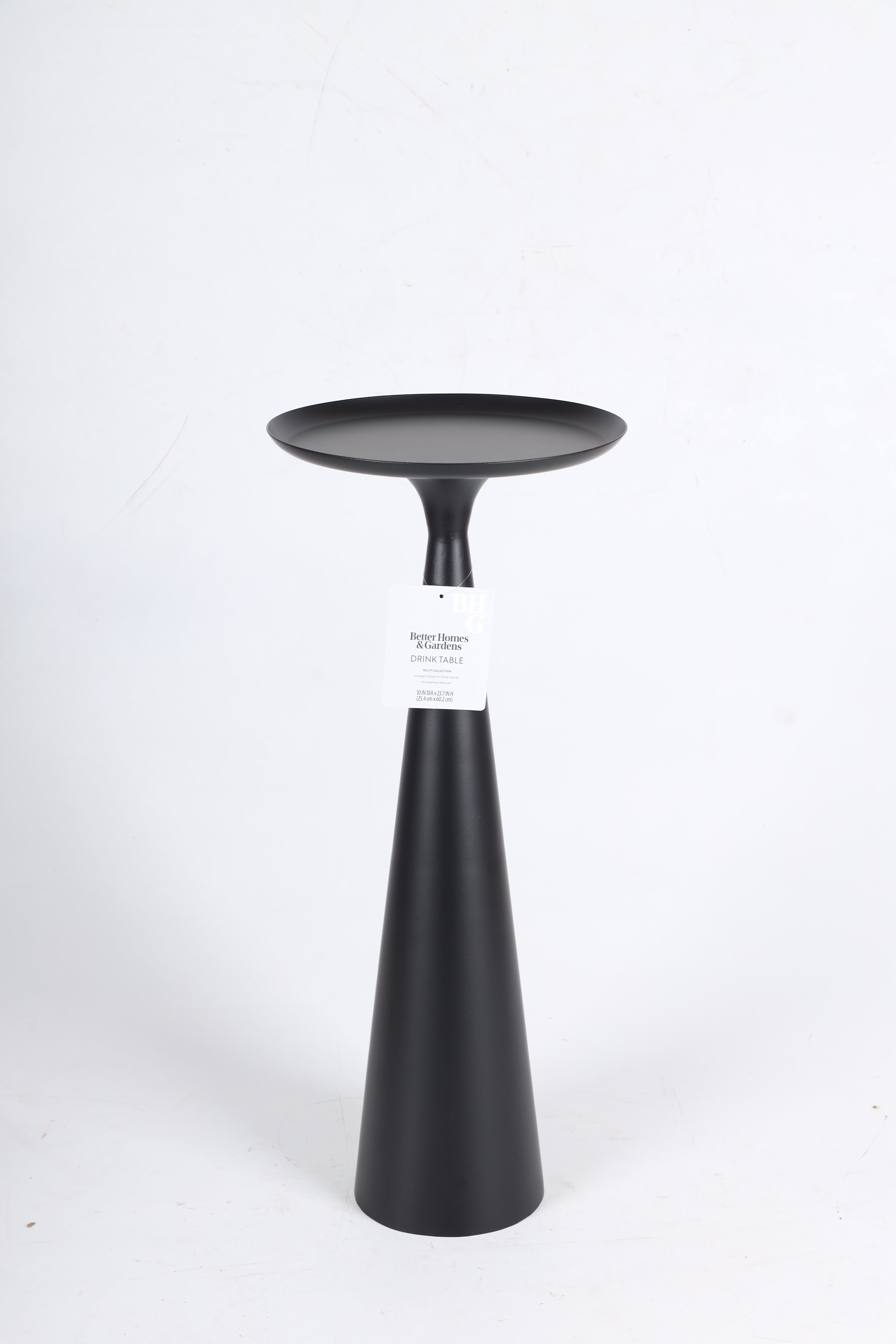 Better Homes & Gardens Truitt Drink Table, Black