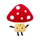 thumbnail image 1 of wsevypo Decora tu hogar con este lindo y suave muñeco de peluche de hongo, 1 of 4