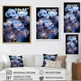 thumbnail image 4 of Designart "Wonders Of Pansies In Midnight Indigo I" Pansies Floater Framed Wall Art Prints, 4 of 5