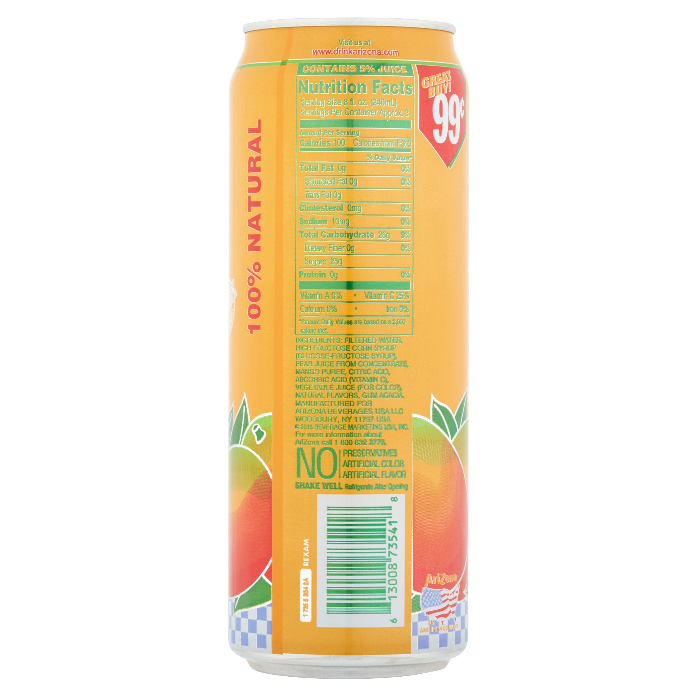 Arizona Iced Tea Mango Nutrition Facts Nutrition Ftempo Arizona Iced Tea Mango Nutrition Facts Nutrition Ftempo