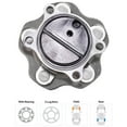 thumbnail image 2 of Wheel Hub Compatible with 2011-2017 Nissan Juke 2011-2012 Leaf 4Cyl 1.6L Rear, Left Driver or Right Passenger Bearing included, 2 of 5