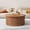 Walnut, variant on Round Lift Top Coffee Table with Storage Farmhouse Center Table with Hidden Compartment Circle Sofa Table for Living Room Walnut