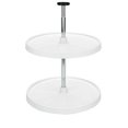 thumbnail image 1 of Rev A Shelf Rs3072.20.11.52 20 In. Full Circle Value Line 2 Shelf Corner Lazy Susans - White, 1 of 1