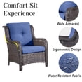 thumbnail image 3 of POCASSY Polyethylene (PE) Wicker 2 - Person Seating Group with Cushions, 3 of 6