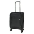 thumbnail image 5 of BTL 20-inch Carry-On Expandable Nylon Softside Upright Luggage with 360-Spinner Wheels and Divider Pockets, Black, 5 of 13