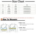 thumbnail image 2 of YWDJ Bras for Women Push up Closure in Back Comfy Bras Wireless Lounge Bras Adjustable Straps Half Cup Wrap Comfortable Bras Padded Plus Size Lace Bras Bras Blue M, 2 of 7