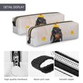 thumbnail image 4 of Fotbe Dachshund Sitting in Bathtub Estuche para Lápices de Cuero con Estampado, Estuche con Cremallera Resistente, Organizador Compacto y Elegante para Papelería, 4 of 7