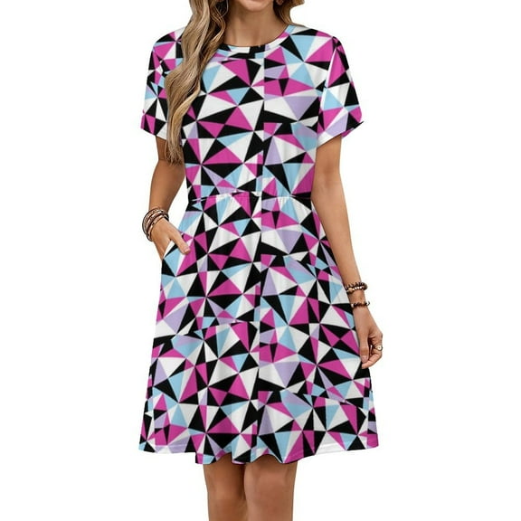 Abbey Bominable Sundress Short Sleeve Dress Summer Women Clothes Dress for Women Dresses
