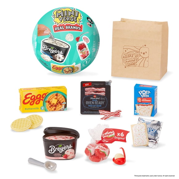 MGA's Miniverse Real Brands, mini articles de collection – emballage anonyme mystère, marques d’aliments, reproductions d’aliments, NON COMESTIBLE, collectionneurs, cadeau, 8+
