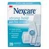 Nexcare 3M Sensitive Skin Pain-Free Removal Bandages, Assorted Sizes, 20 ct, 3 Pack
