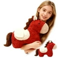 thumbnail image 2 of Cheval en Peluche Décoratif de Forme Unique pour un Confort Douillet et une Idée Cadeau Originale pour la Maison, 2 of 9