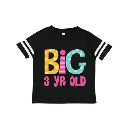

Inktastic Big 3 Year Old 3rd Birthday Gift Toddler Toddler Girl T-Shirt