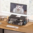 thumbnail image 1 of DALTACK Computer Monitor Height-increasing Stand | Iron Desk Manager with Drawers for Office Desktop Storage and Stationery Organization, 1 of 5