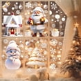 thumbnail image 3 of Xihbxyly Pegatina de Muñeco de Nieve Navideño para Vidrio, Decoración Festiva para Ventanas, Diseño de Copo de Nieve Electrostático, Reutilizable y Segura, Decoración Navideña Versátil, Fácil Instala, 3 of 4