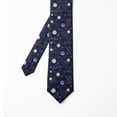thumbnail image 2 of Men's Tie, Cosmic Sky Constellation, 3.7", Indigo Brown, by Ambesonne, 2 of 4