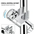 thumbnail image 4 of Adjustable Shower Bracket, 90° Holder End Rotation For Custom Angling, Universal Compatibility With Slider Bars And Hand Showers, 4 of 8