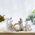 thumbnail image 4 of Set De Natividad Estatuilla De Navidad Decoración Para El Hogar Resina Sagrada Familia Regalo paz Salvador Estatuilla de la Natividad, 4 of 10