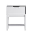 thumbnail image 5 of Emma + Oliver Kids Single-Drawer Night Stand with White Solid Wood Frame, Side Table for Kids Bedroom with Open Shelf, 5 of 10