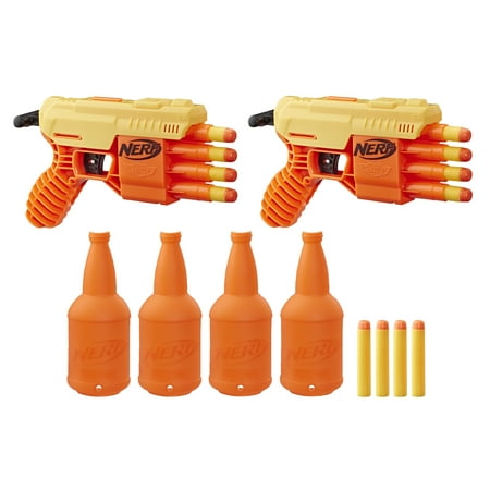 Fang QS-4 Dual Targeting Set -- 18-Piece Nerf Alpha Strike Set Includes 2 Toy