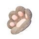 thumbnail image 1 of Billuyoard Almohada en forma de pata Cojín de asiento Respaldo de felpa de peluche Cojín de silla de piso Colchón interior Dormitorio Oficina Decoración del hogar Gris L L/80*70 cm, 1 of 5